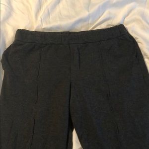 J. Crew pant with pleat - dark gray
